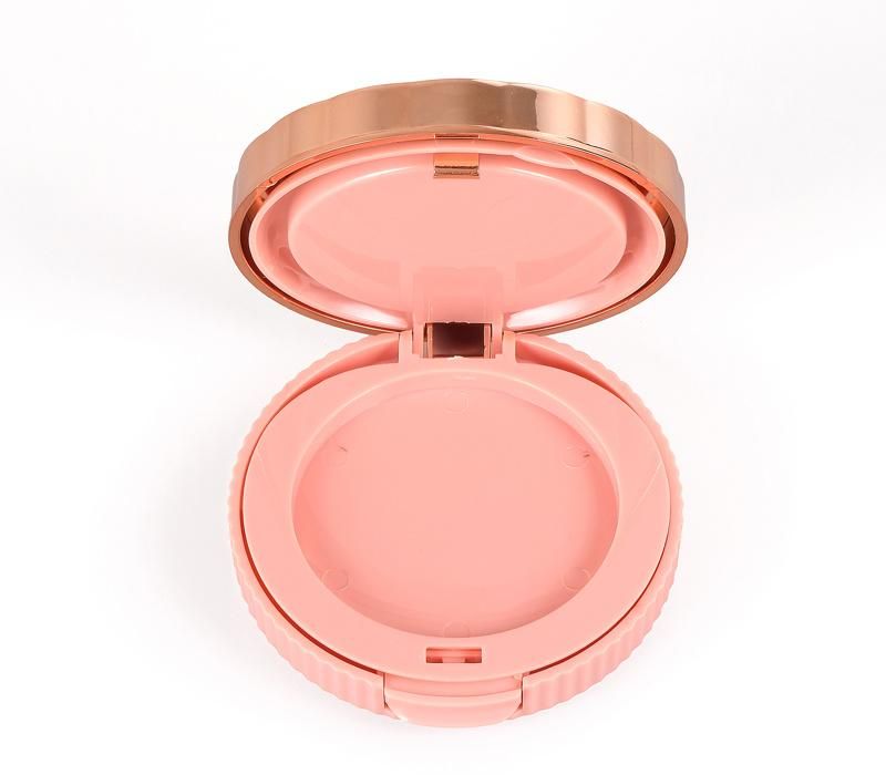 59mm Pan Heart Round Plastic Compact Case Pressed Powder Compact Container Box Wholesale Cosmetic Compact Mirror Case Containers