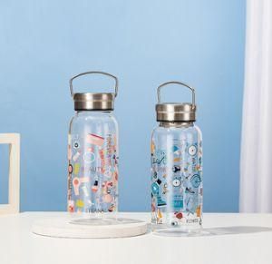 Factory Direct Supply High Quality Reusable Glass Water Bottles Hot Drinking Bottles