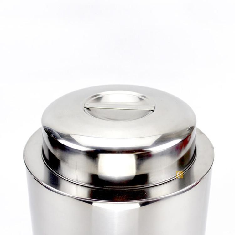 High Quality Hot Sale Tea Tin Can with Inner Lid 410 Stainless Steel Tea Caddy