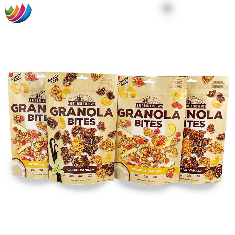Custom Logo Food Packaging Bag Food Grade Material for Nuts