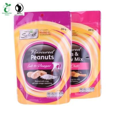 Nuts Food Bag in Good Barrier with Resealable Zipper and Customerize Printing