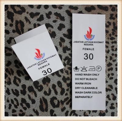 Custom High Density Garment End Fold Woven Label