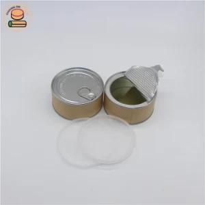 High Quality Smart Paper Tea Tin Canister Packaging Tube with Aluminum Foil Easy Peel off Lid