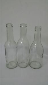 Clear Glass Bottle Packaging for Liquor