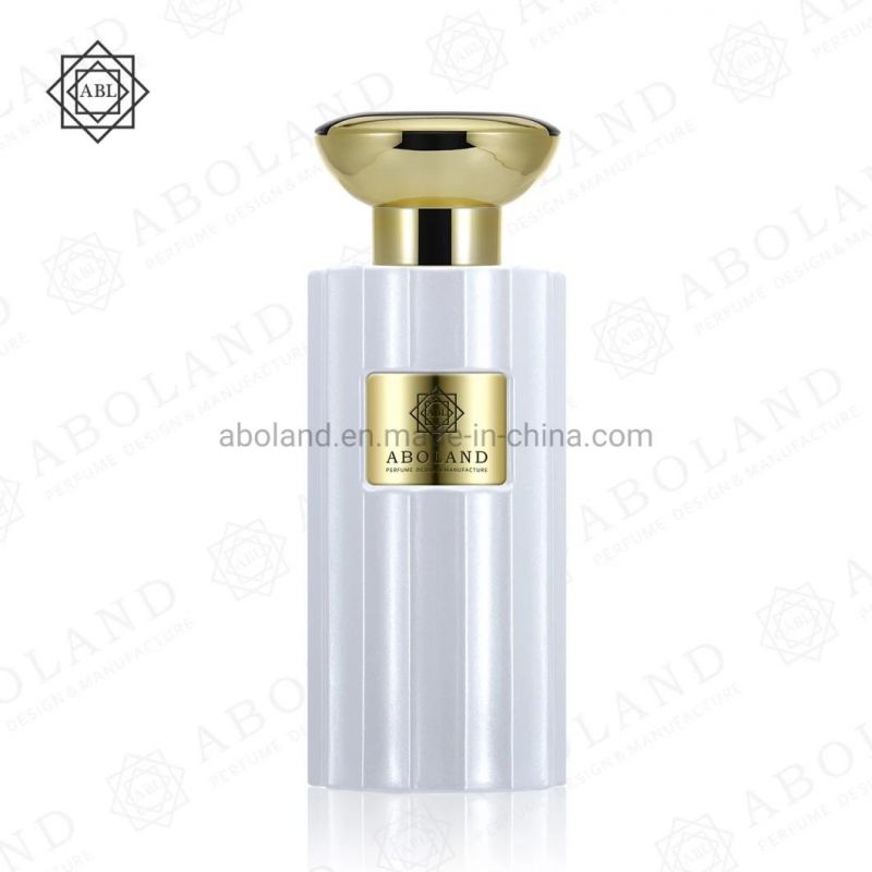 Wholesale White Cylindrical Glass Bottle -100ml Empty Perfume Bottle