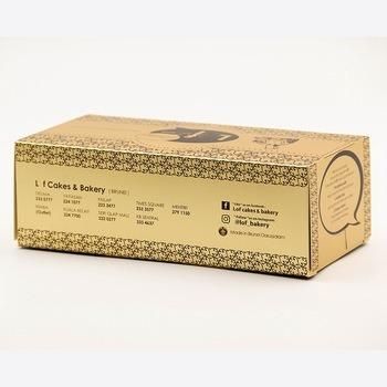 Cheap Hot Sale Custom Design Paper Clamshell Box Transparent Wedding Cake Gift Box Honeycomb Cardboard Box