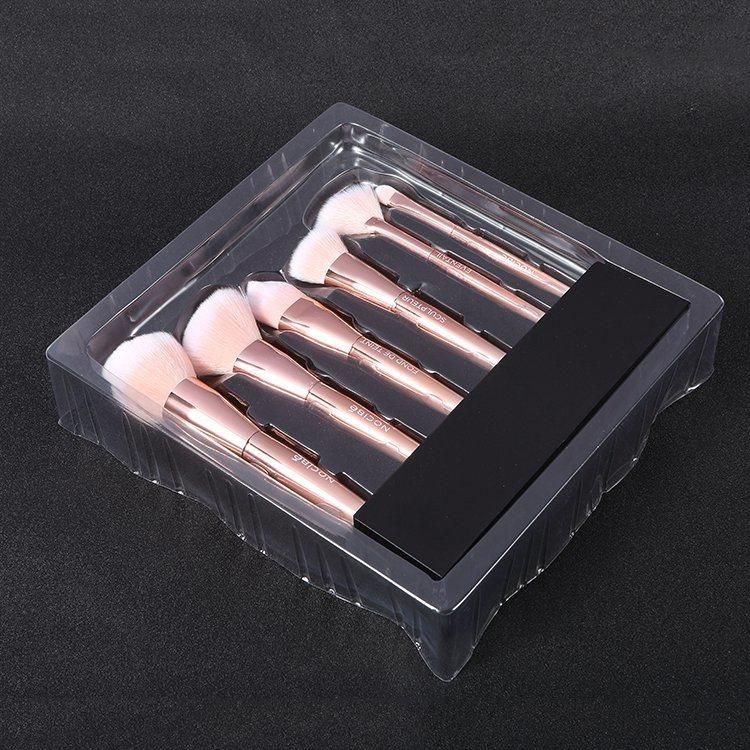 Disposable Plastic Pet Clear Food /Fruit /Cosmetic Packaging with Hinged Lid