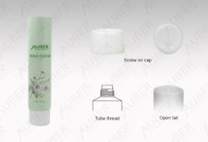 D30mm Green Chrysanthemum Aluminum Laminated Tube Cosmetic Packaging Tubes