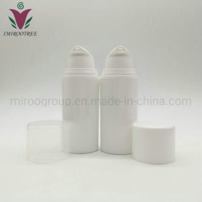 Imirootree 30ml White and Transparent Vacuum PP Lotion Bottle with Airless Pump