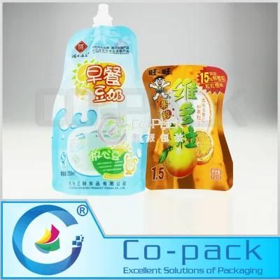 Stand up Milk/ Water Bag/ Drink/Jelly / Beer/ Outdoor/ Sports/ Liquid Spout Pouch