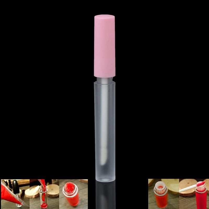 2.5ml Lip Gloss Plastic Box Containers Empty Frosted Lipgloss Tube Split Bottle Portable Lip Gloss Packaging