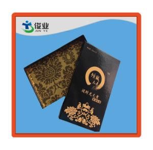 Embossing OEM Black Gold Color Poard Paper Packaging Box