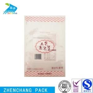 Biodegradable Asian Korean Food Packaging Bag Custom Printed Plastic Pouch Three Side Seal