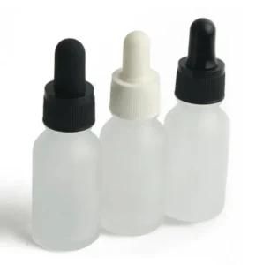 Frosted 15ml Essential Bottle Oil Dropper Serum Cosmetic Glass Bottle