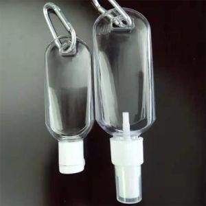 30ml50ml Heart Shape Portable Alcohol Spray Bottle Keychain Holder with Hook