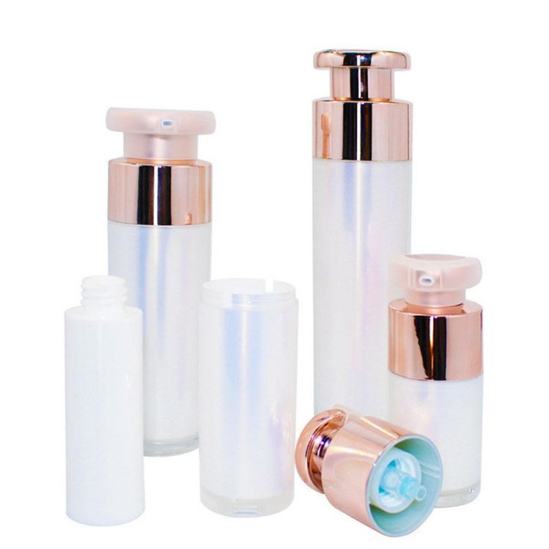 Round Travel Cosmetic Acrylic Packaging Bottle