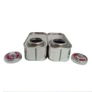 Rectangular 100ml High Quality Box Mini Tin Can Screw Top Sealing Type Tinplate Can
