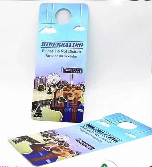 Plastic PP/PVC Sheet Customized Hang Tags for Clothing/Pet/Door/Warning Sticker