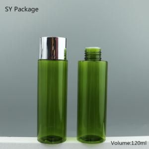 120ml Custom Color Skin Care Pet Plastic Bottle with Metal Screw Cap