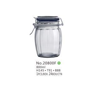 800ml Airtight Storage Glass Jar/Seal Pot/Seal Jar/Packaging Container (20800F)