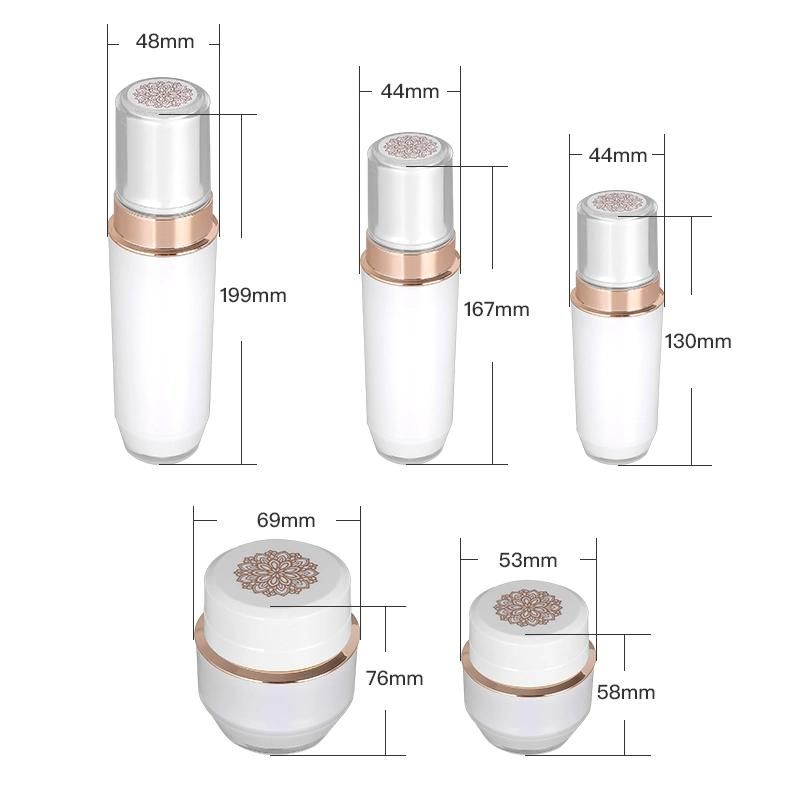 15g 30g 30ml 50ml 100ml Empty Plastic Double Wall Luxury Cosmetic Packaging for Skin Care