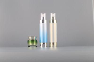 Airless Bottles New Listing Plastic Packaging Container Cube Screen Printing Hot Stamping Vacuum Sprayer Pump Glass Perfume Bottle