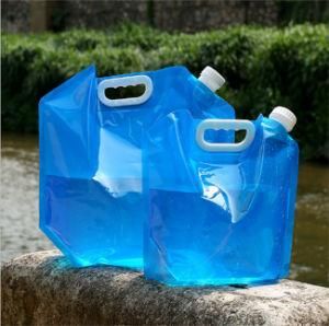 Wholesale Pack Storage Squeeze Bottom Water Bag Plastic Drinking Water Spout Bag for Hiking