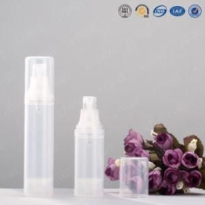 Empty Cosmetic Airless Bottle, Plastic Airless Pump Bottle