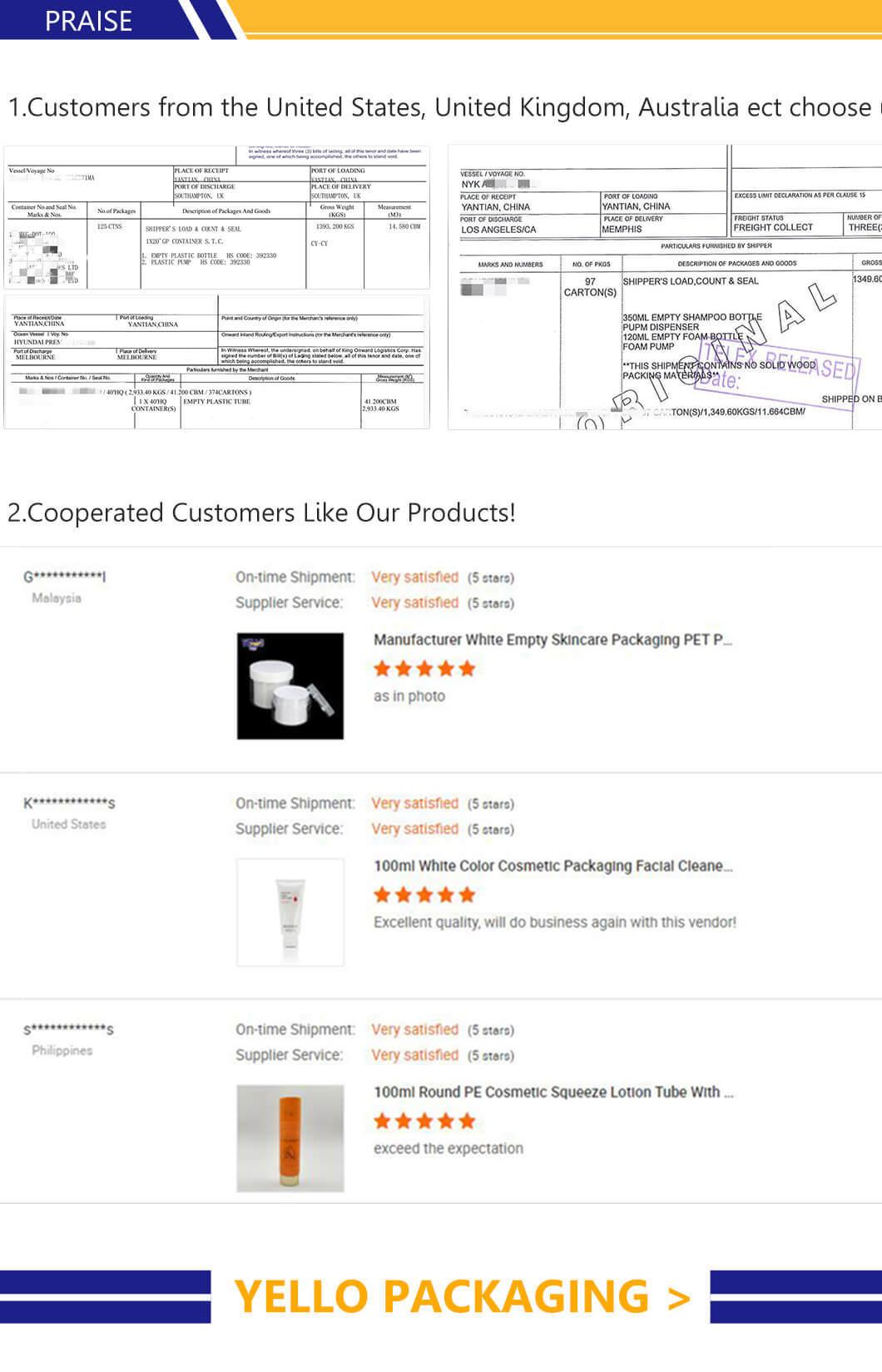 Custom Cosmetic Packaging Skincare 30g 50g 100g 200g 250g 500g Plastic Cream Jars with Spoon