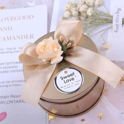Chinese Manufacturers Tin Candy Herb Tin Clear Peel-off Lid Black Cover Customizable Wedding Christmas Gifts and a Variety of Gift Cans