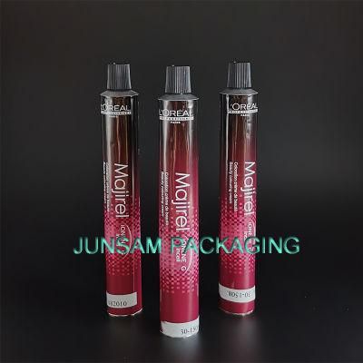 Offset Printing Aluminum Squeezable Tube Cosmetic Packaging Twist Cap Flip China Manufacturing