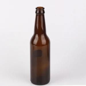 Wholesale 330ml Amber Glass Beer Bottle in Storage with Crown Cap Standard Size