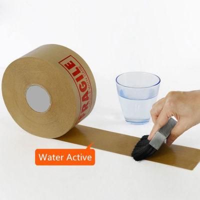 Free Sample Wholesale 48mm X 45m Water Activated Kraft Paper Tape Packaging Tape
