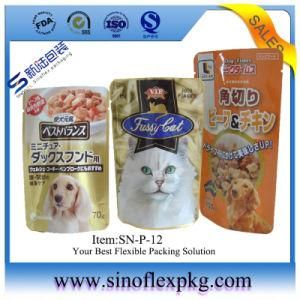 Designed and Printed Cat Food Packaging Pouch Bag