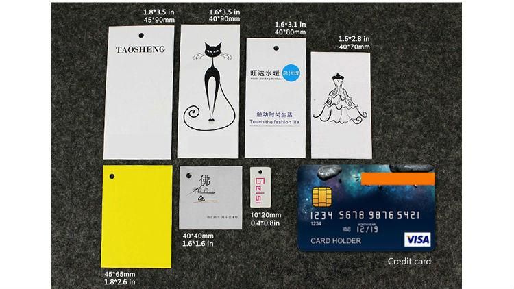 Printing Card Hang Tag for Promotional Gift