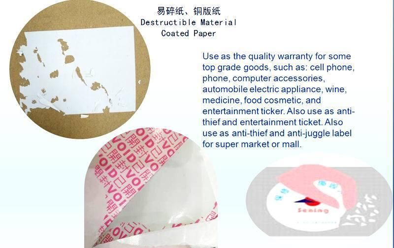 Tamper Evidence Open Void Printed Tape Pet Material Carton Sealing Tape