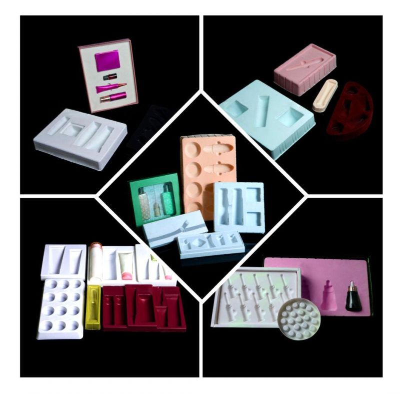 Chinese Factory Custom Plastic Flocking Blister Packaging for Cosmetics