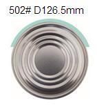 502# 127mm Tinplate Bottom Lids for Can, TFS