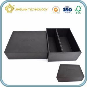 Rigid Black Box with Paper Divider (with UV logo)