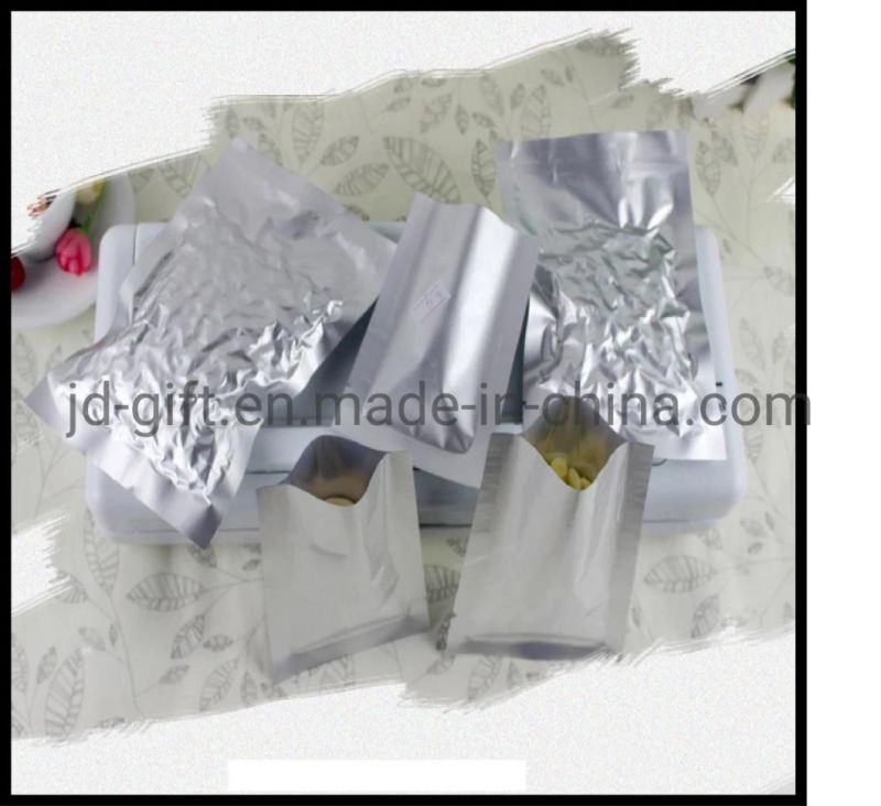 Wholesales 3-Side Sealed Aluminum Foil Vacuum Food Packaging Bags for Dried Nuts Fruit Packing