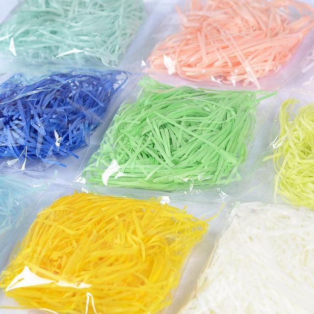 Color Lafite Filling Decorative Shredded Paper Silk