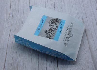 Custom Logo Printed Take Away Bakery Bread Food Packaging Paper Bag with Window
