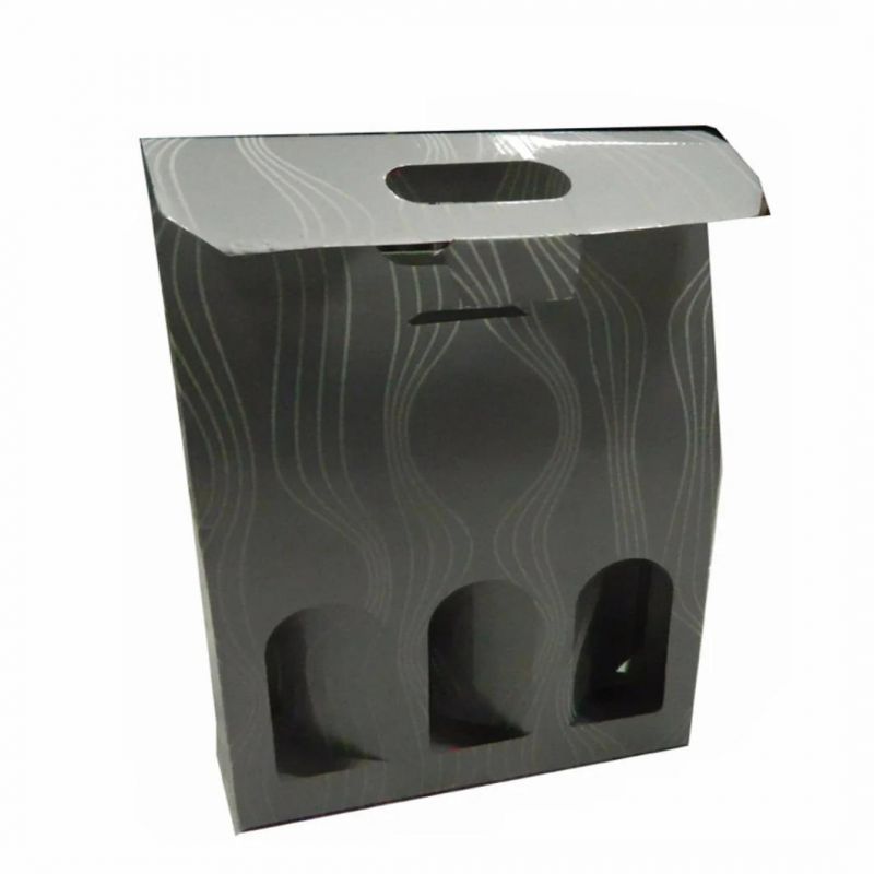 Retail Beer Bottle Paper Handle Box