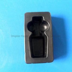 Custom PS Black Plastic Blister Tray Packaging for Cosmetics
