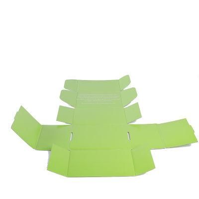 Double Offset Printing Paper Box with Green Cover