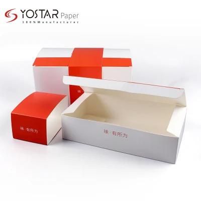 Factory Disposable Takeaway Food Container Biodegradable Lunch Packaging Paper Box