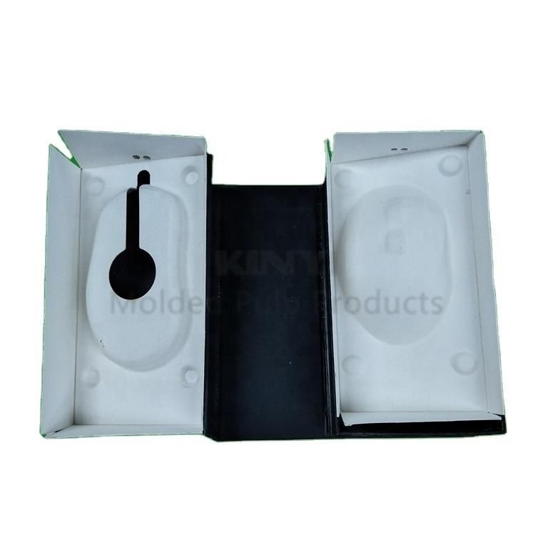 Molded Fiber Pulp Electronics Packaging Tray Inserts with Box