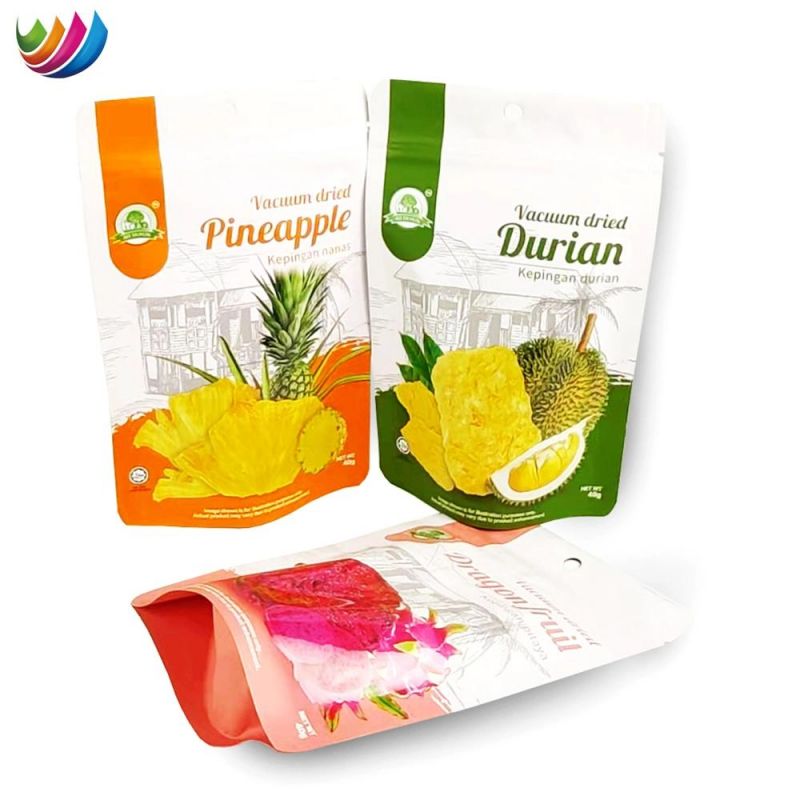 Customized Aluminum Foil Dried Fruit Food Grade Stand up Pouch