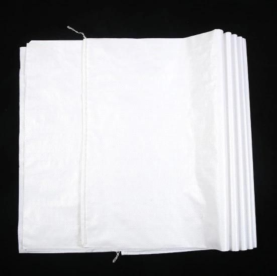 Wholesale 25kg 50kg Empty Woven PP Polypropylene Bag PP Sacks for Flour, Rice, Corn, Feed