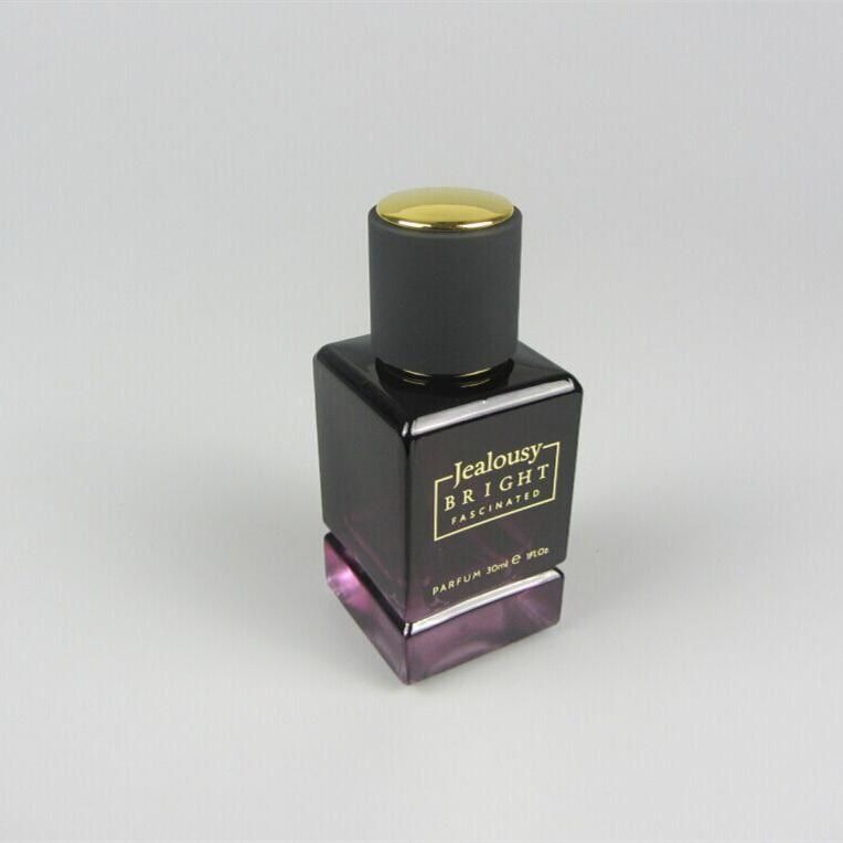 30ml Empty Refillable Square Glass Perfume Spray Bottle